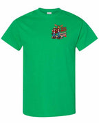 New Mean and Nasty Canadians Left Chest Men's Tee in Irish Green