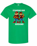Standing Our Ground Men's Tee in Irish Green