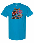 Mean and Nasty New Full Front Men's Tee in Sapphire