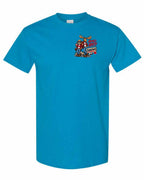 New Mean and Nasty Canadians Left Chest Men's Tee in Sapphire
