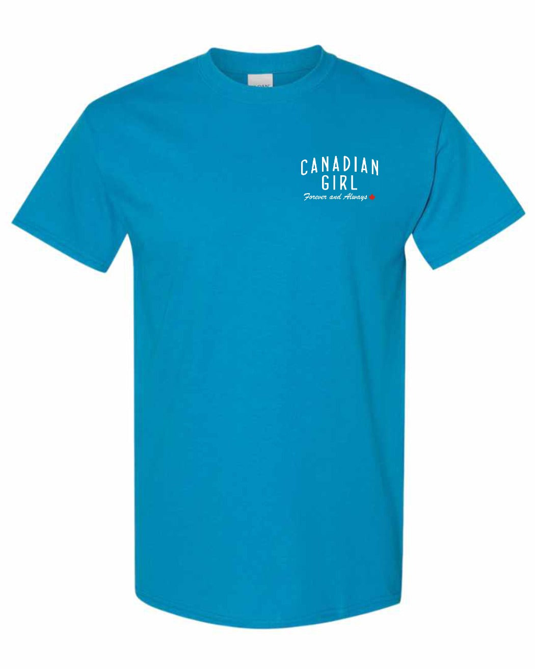 Canadian Girl Forever and Always Left Chest Men's Tee