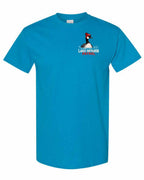 Lake Patrol Left Chest and Back Men's Tee in Sapphire
