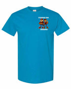 Standing Our Ground Left Chest Men's Tee in Sapphire