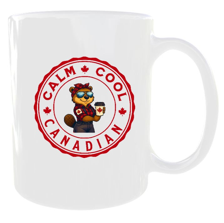 Calm Cool Canadian Female Beaver Mug