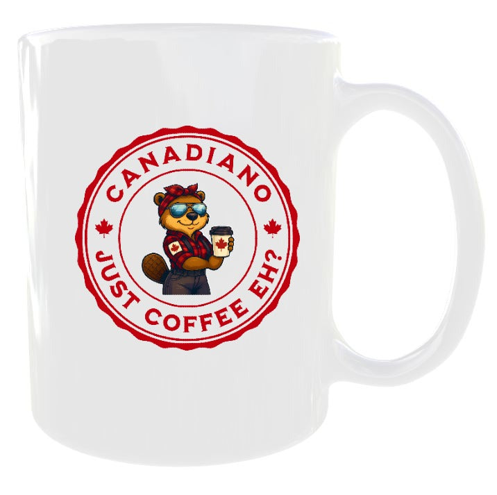 Canadiano Just Coffee Eh! Female Beaver Mug