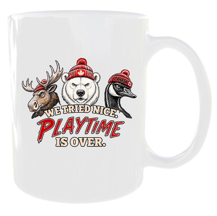 We Tried Nice Playtime Is Over Mug