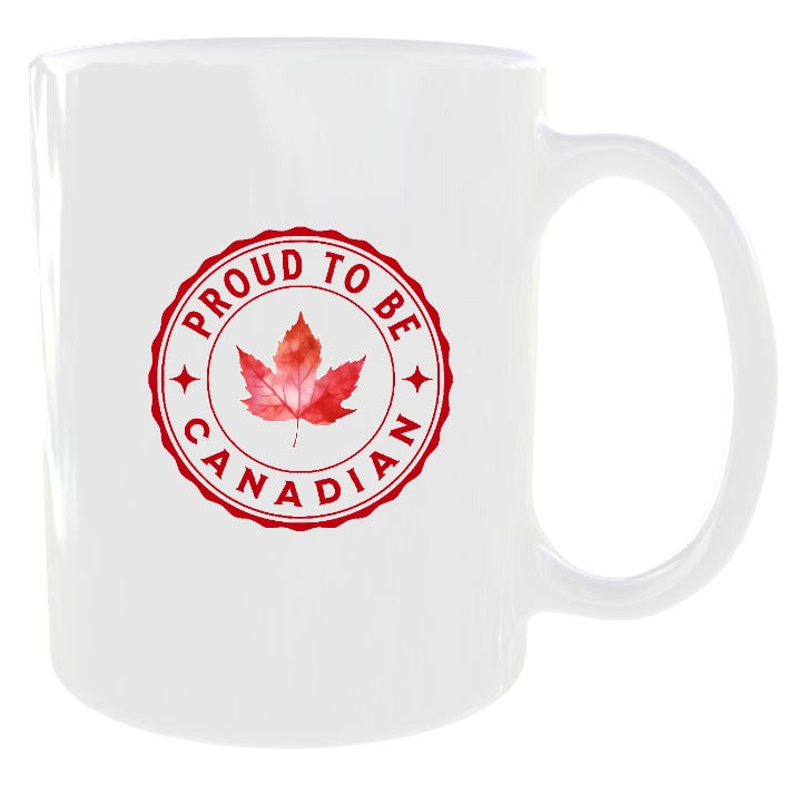 Proud To Be Canadian Leaf Mug