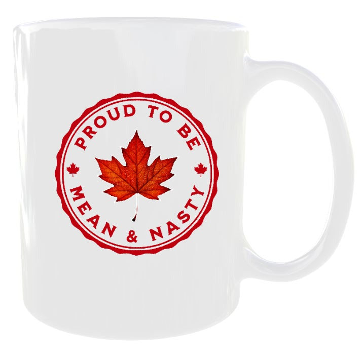 Proud To Be Mean And Nasty Leaf Mug