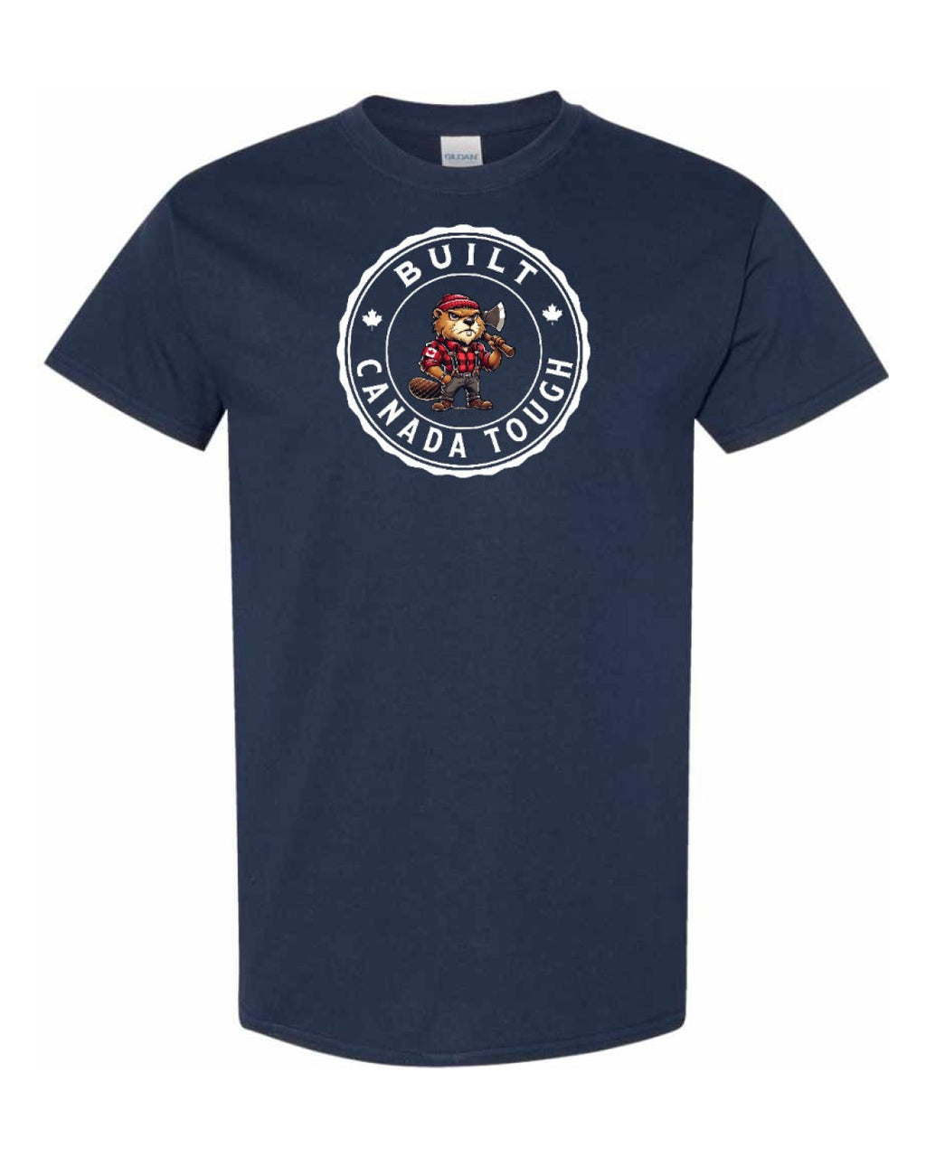 Built Canada Tough Male Beaver  Men's Tee