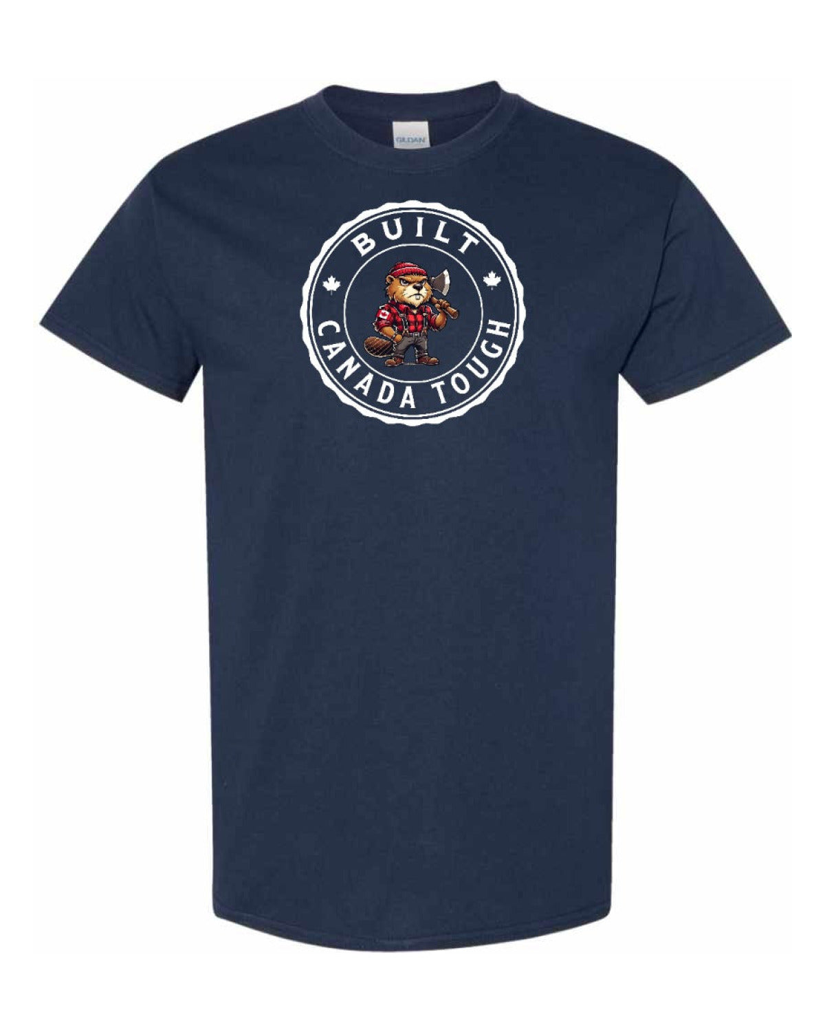 Built Canada Tough Male Beaver  Men's Tee