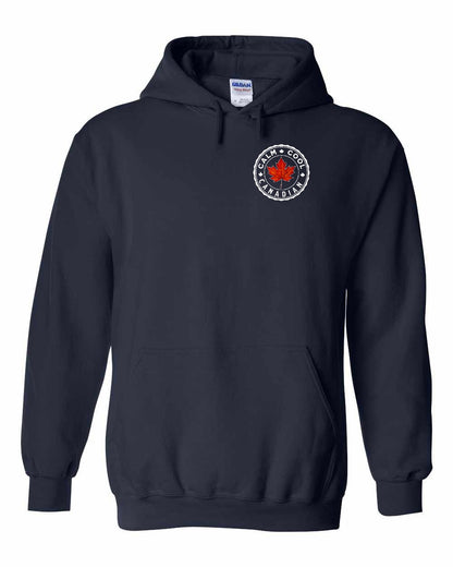 Calm Cool Canadian Leaf Left Chest Pullover - Gildan Canada (sewn Internationally)