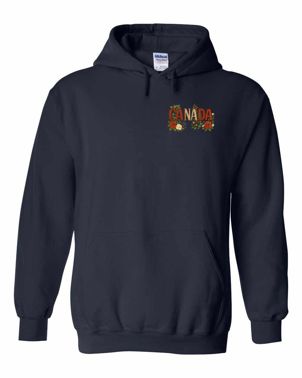 Canada Flowers Left Chest Pullover - Gildan Canada (sewn Internationally)