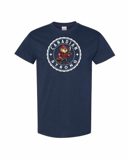 Canadian Strong Beaver Men's Tee - Gildan Canada (sewn Internationally)