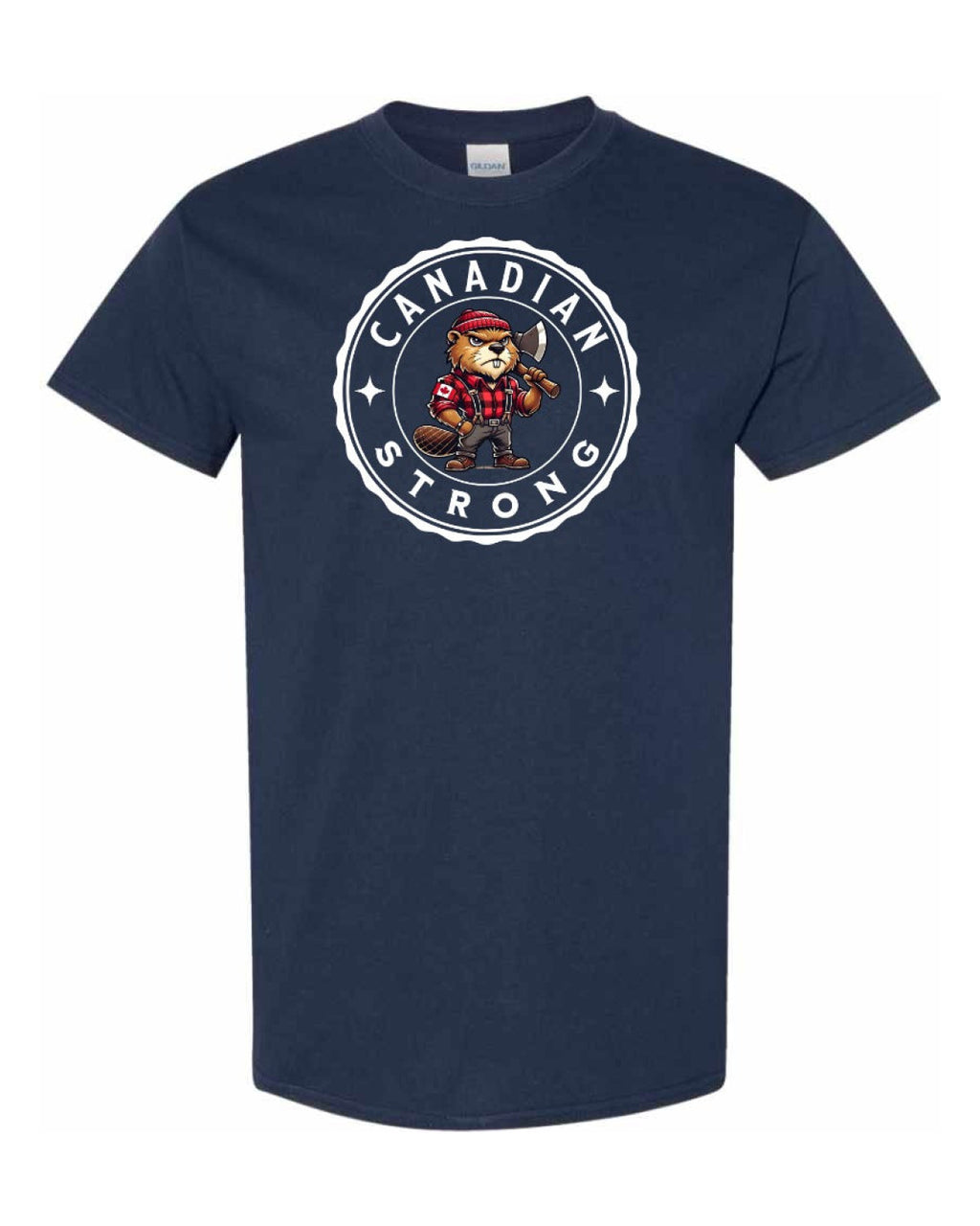 Canadian Strong Beaver  Men's Tee