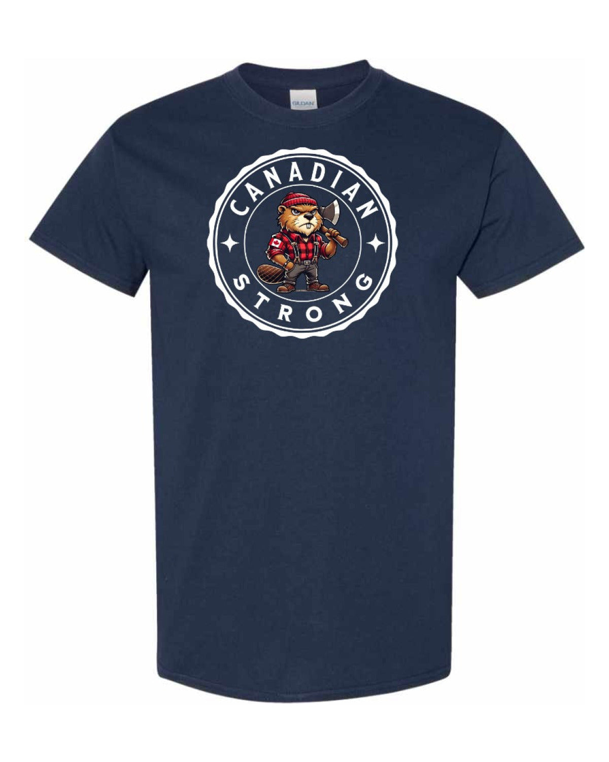 Canadian Strong Beaver  Men's Tee