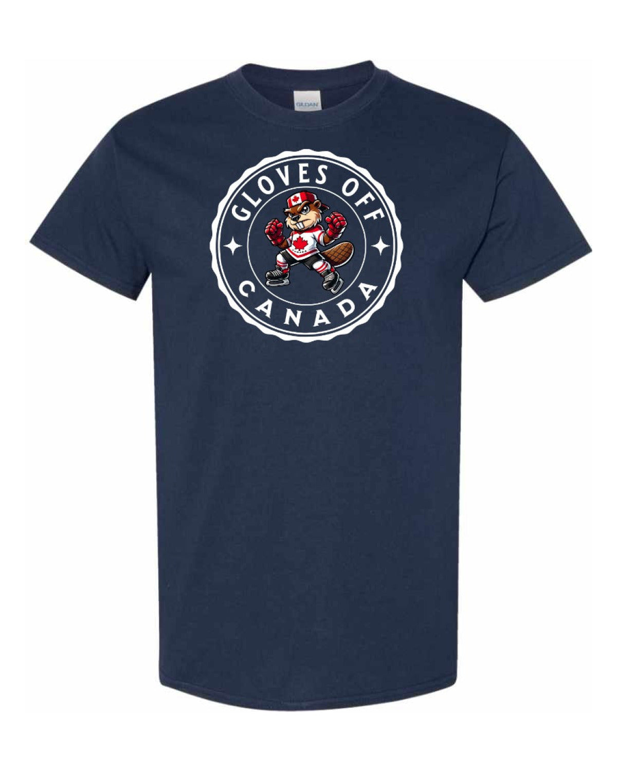 Gloves Off Beaver Men's Tee