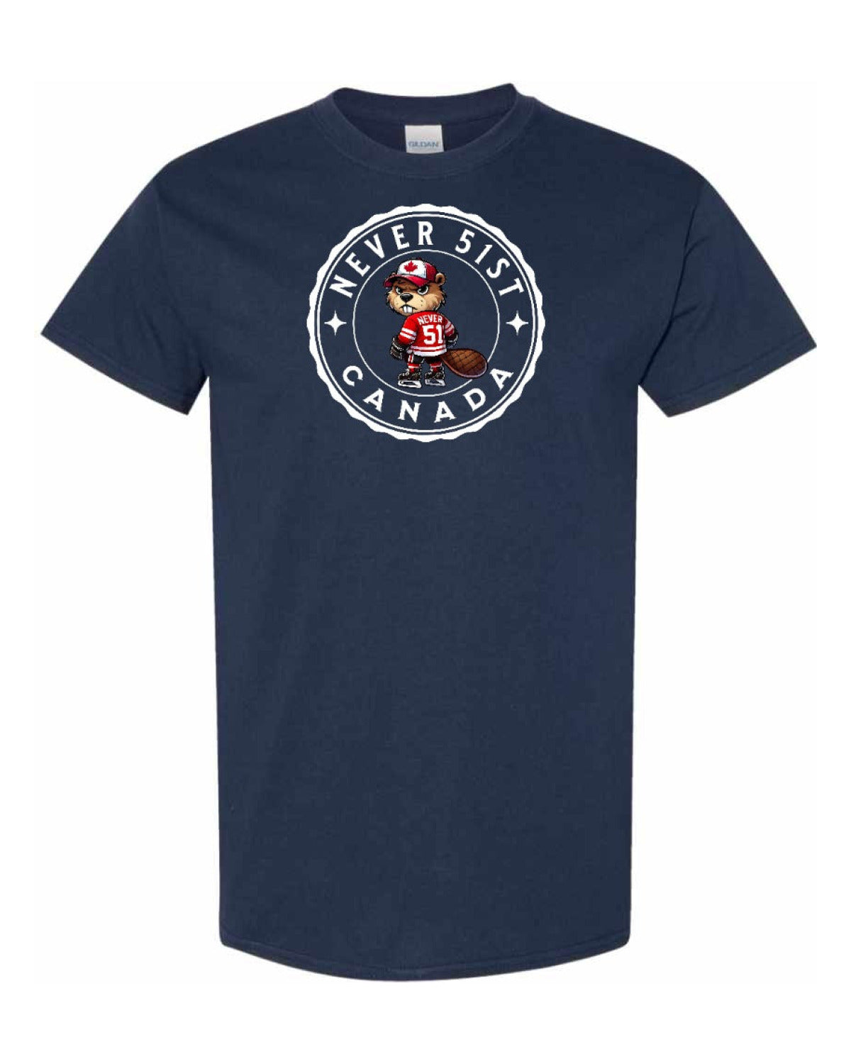 Never 51st Beaver Mens Men's Tee