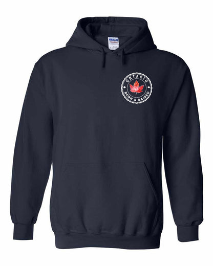 Born and Raised Ontario Left Chest Pullover - Gildan Canada (sewn Internationally)