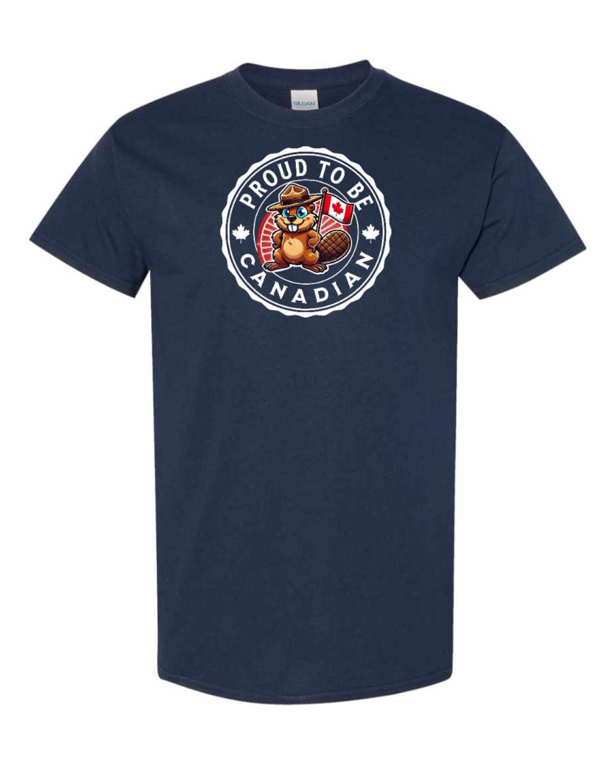 Proud to be Canadian Beaver Full Men's Tee