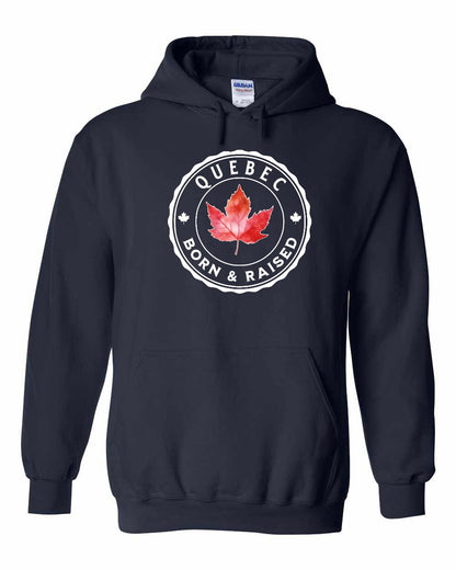 Born and Raised Quebec Full Pullover - Gildan Canada (sewn Internationally)