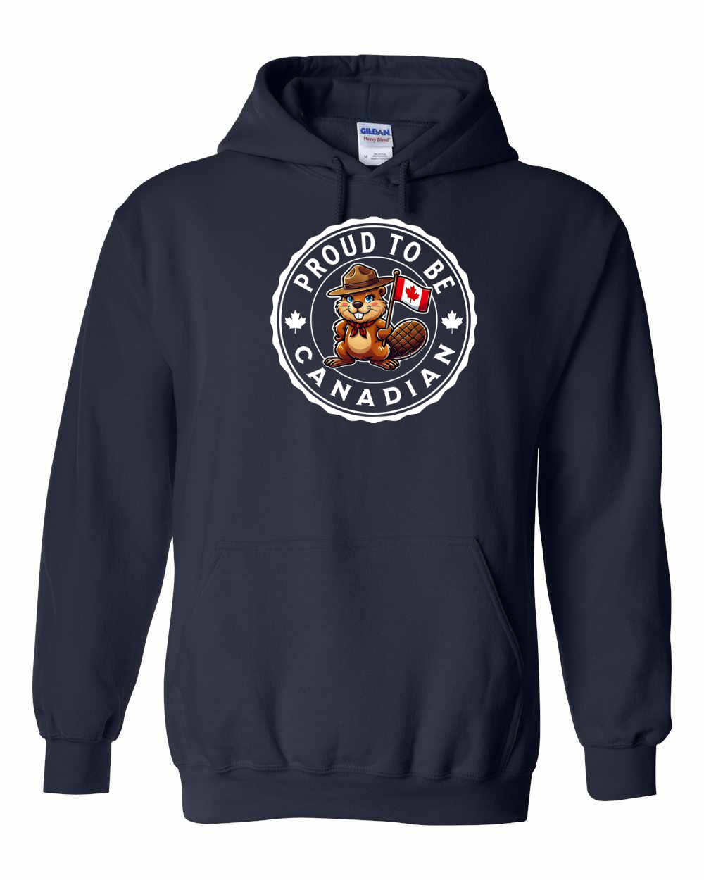 Proud To Be Canadian Female Beaver Full Pullover