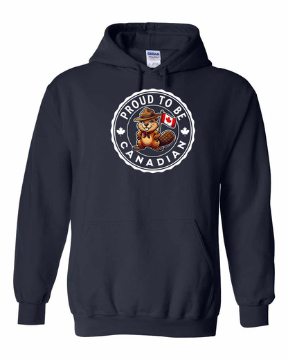 Proud To Be Canadian Female Beaver Full Pullover