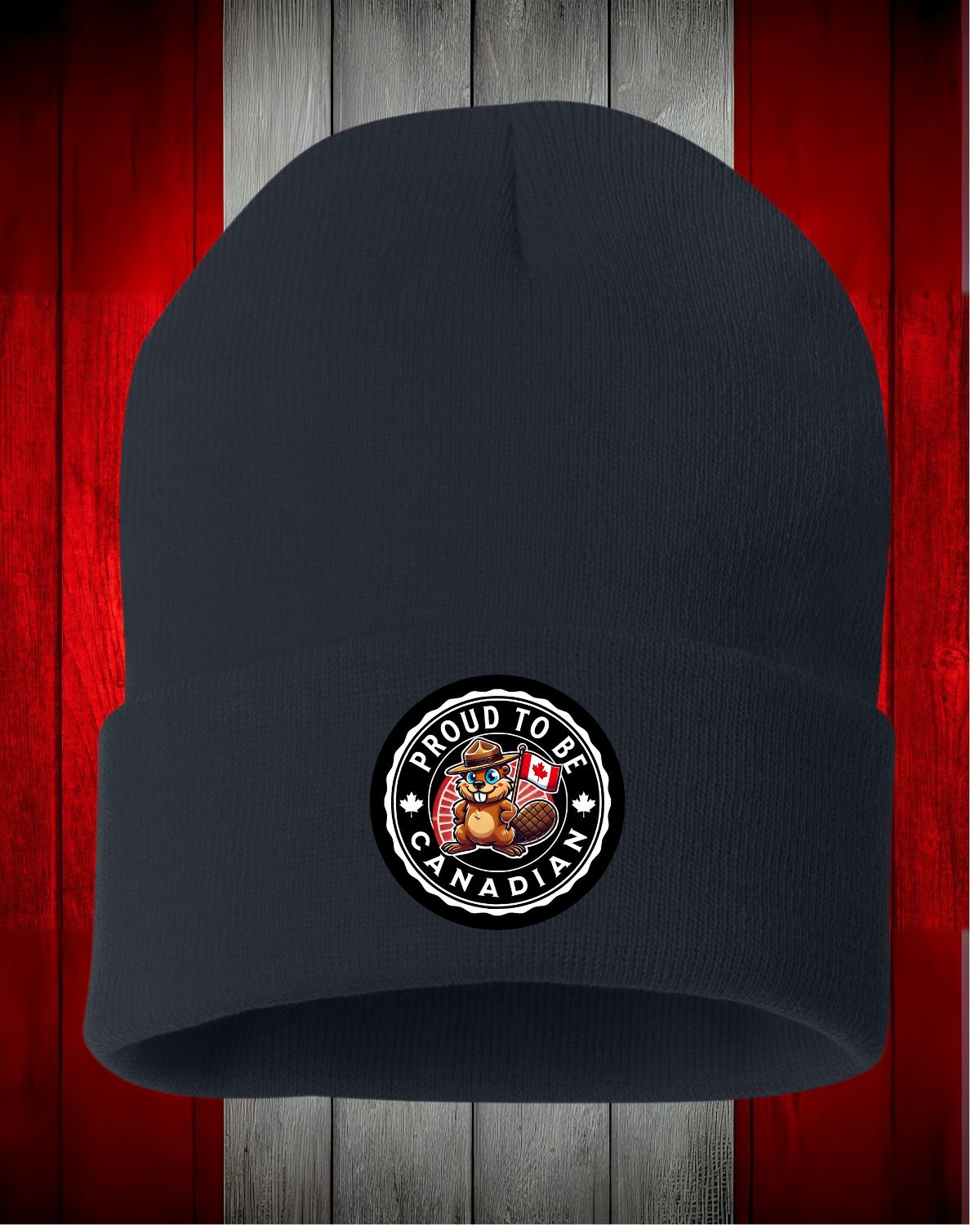Proud to be Canadian Beaver Toque