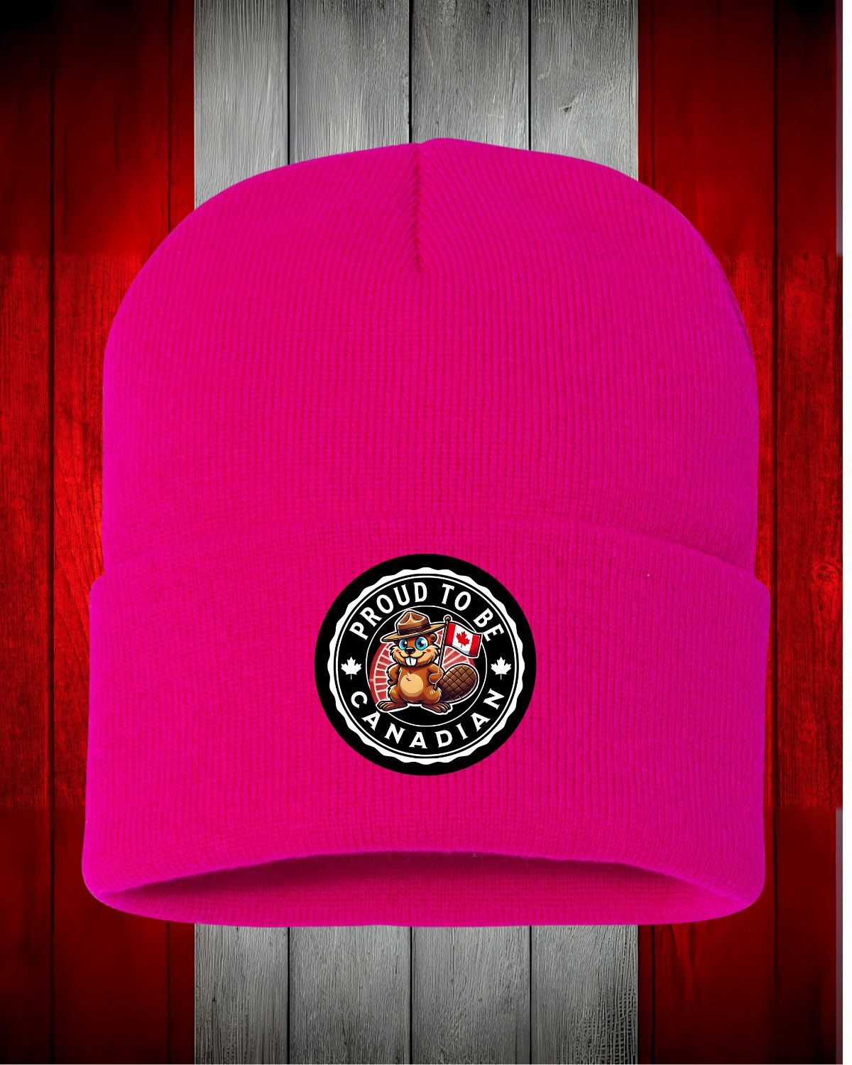Proud to be Canadian Beaver Toque