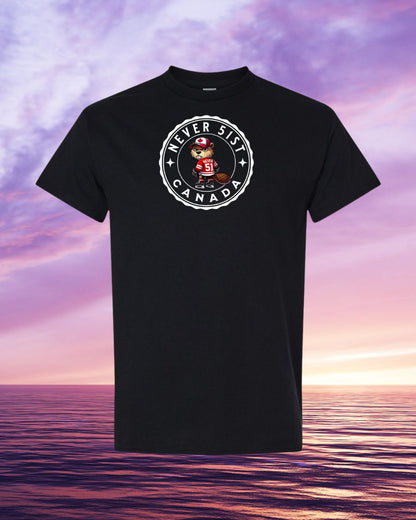 Never 51st Hockey Beaver Men's Tee - Gildan Canada (sewn Internationally)