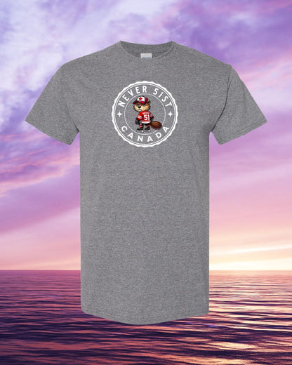 Never 51st Hockey Beaver Men's Tee - Gildan Canada (sewn Internationally)