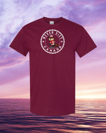 Never 51st Hockey Beaver Men's Tee - Gildan Canada (sewn Internationally)