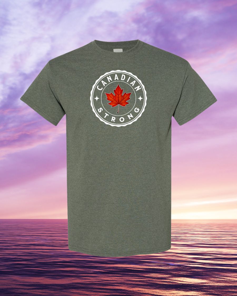 Canadian Strong Leaf Men's Tee - Gildan Canada (sewn Internationally)