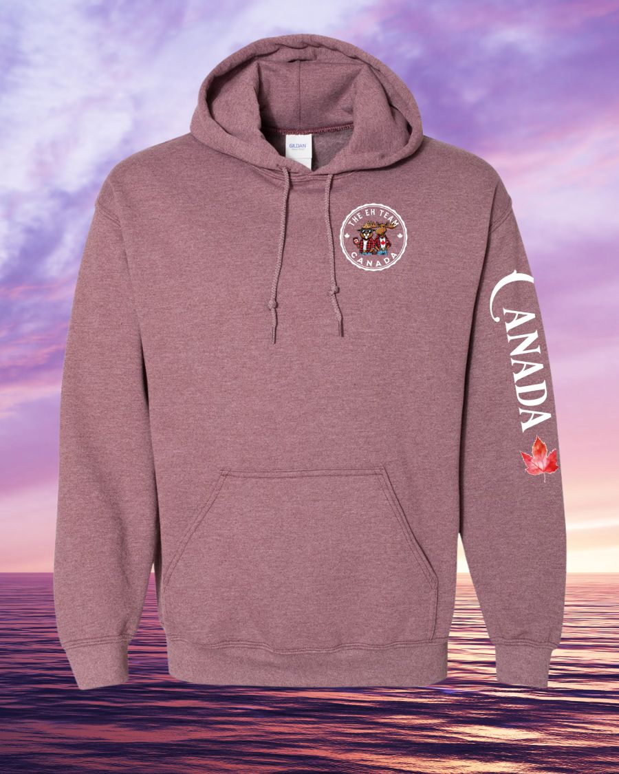 EH! Team Left Chest and Sleeve Pullover Hoodie