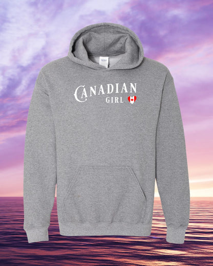 Canadian Girl Heart Hoodie