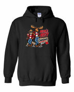 Mean and Nasty New Full Front Pullover Hoodie in Black