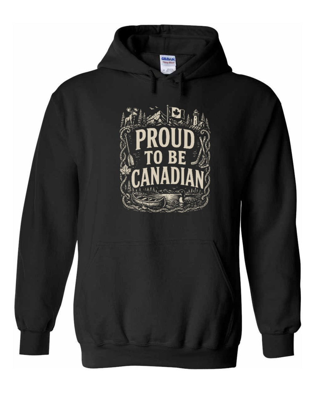 Proud To Be Canadian Folk   Pullover Hoodie - Unisex