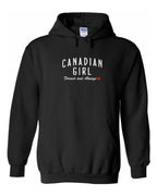 Canadian Girl Forever and Always   Pullover Hoodie - Unisex