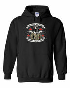 Cobra Chicken Air Force Pullover Hoodie in Black