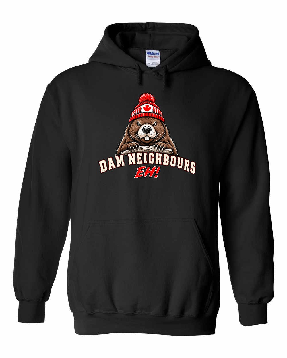 Dam Neighbours Full Front Pullover Hoodie
