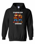 Standing Our Ground Pullover Hoodie in Black
