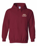 Proud To Be Canadian Sign Left Chest  Pullover Hoodie - Unisex