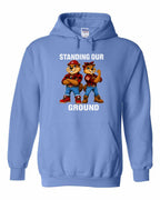 Standing Our Ground Pullover Hoodie in Carolina Blue