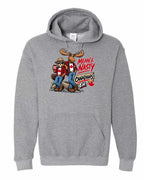 Mean and Nasty New Full Front Pullover Hoodie in Graphite Heather