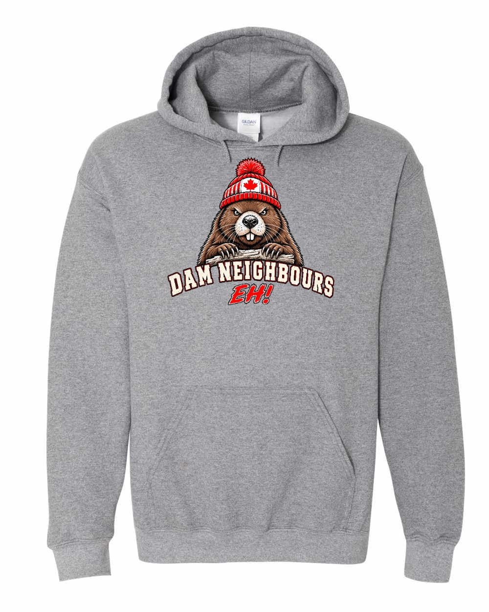 Dam Neighbours Full Front Pullover Hoodie