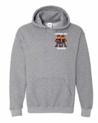 Standing Our Ground Left Chest Pullover Hoodie in Graphite Heather