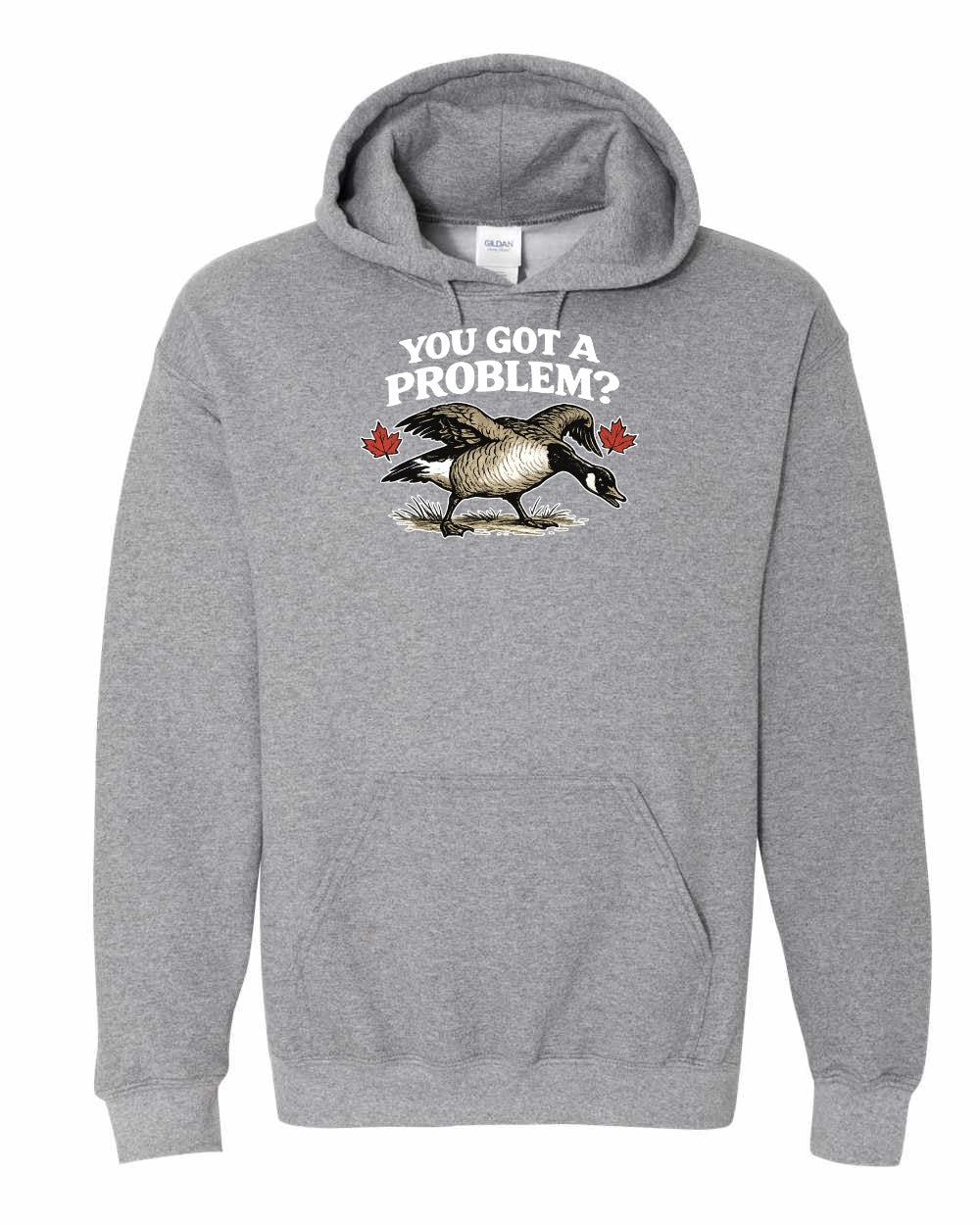 You Got a Problem Pullover Hoodie in Graphite Heather