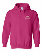 Proud To Be Canadian Sign Left Chest  Pullover Hoodie - Unisex