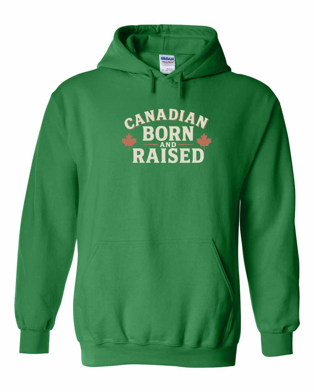 Canadian Born & Raised Sign Full Pullover Hoodie