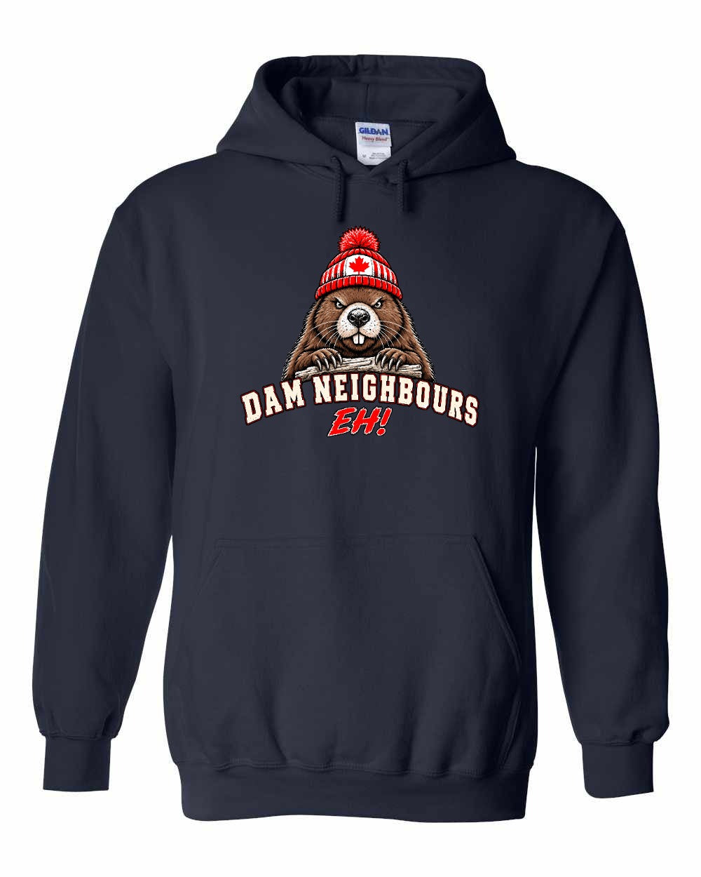 Dam Neighbours Full Front Pullover Hoodie