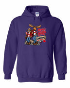Mean and Nasty New Full Front Pullover Hoodie in Purple